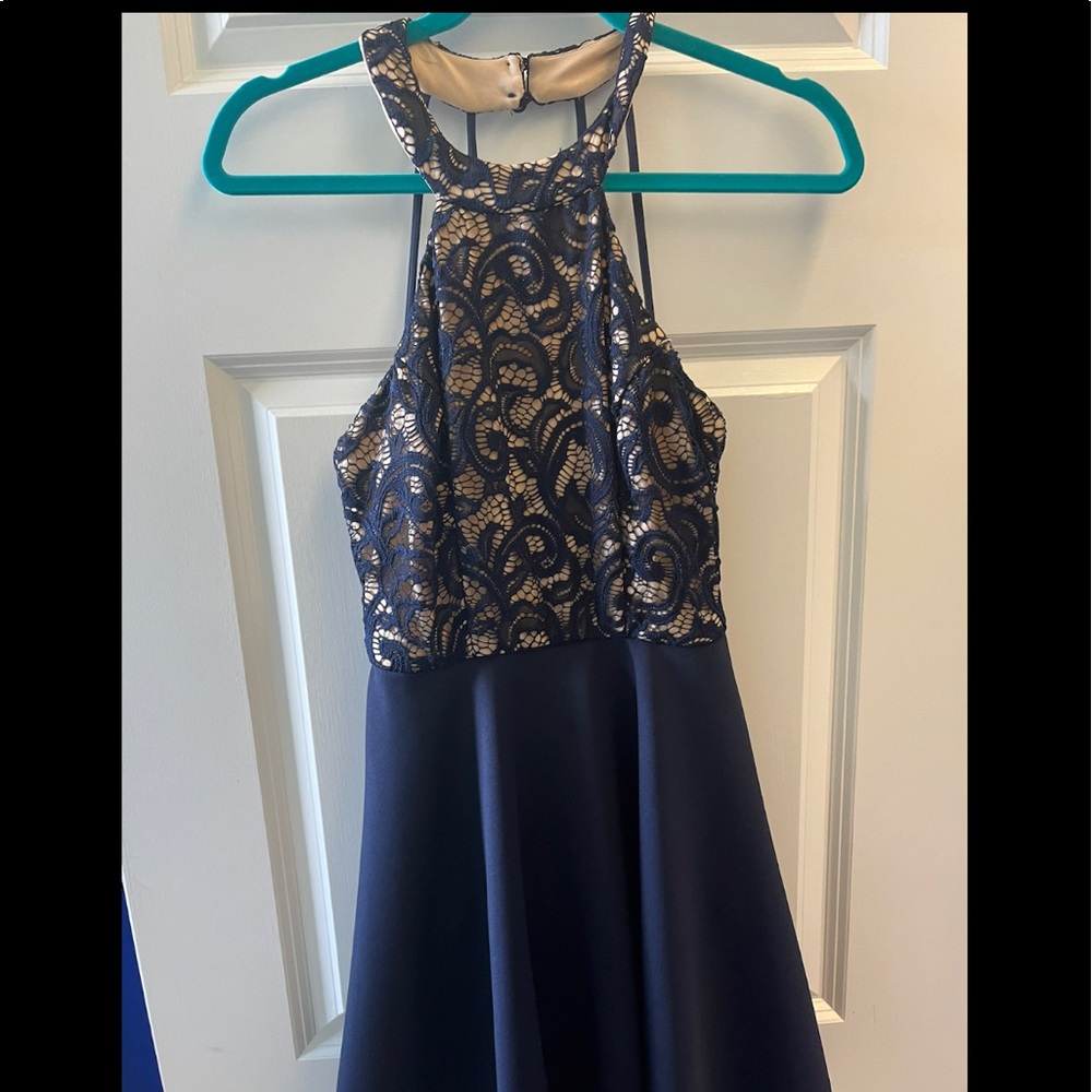navy b.darlin dress size 7/8